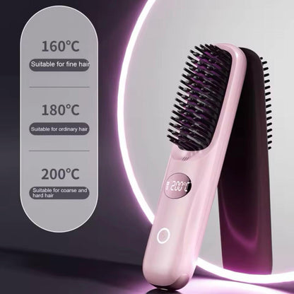 Hairbrush Straightener